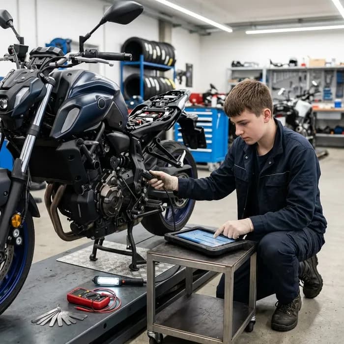 Motorradmechaniker/in EFZ Fehlerdiagnose