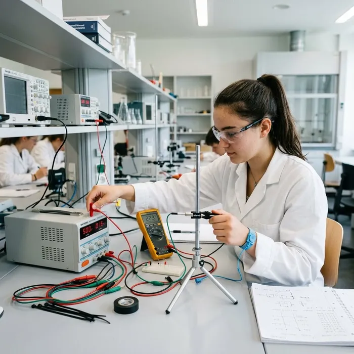 Physiklaborant/in EFZ Versuch aufbauen