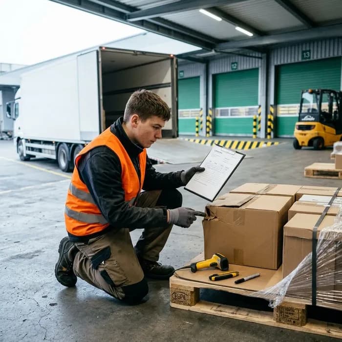 Logisticien/ne AFP Contrôler la réception
