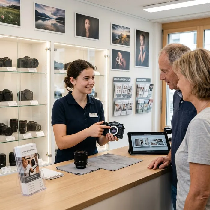 Fotomedienfachmann/-frau EFZ Kunden beraten